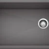 Blanco 441764 18.5"x33.5" Granite Single Undermount Kitchen Sink, Cinder