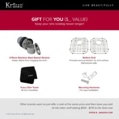 Premier 32" Undermount Stainless Steel 2-Bowl 16 Gauge Kitchen Sink 50/50 Split 24 Premier 32" Undermount Stainless Steel 2-Bowl 16 Gauge Kitchen Sink 50/50 Split -Whole House Kitchenware f0b1b02c00e5e907 3159 w800 h800 b0 p0