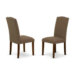 East West Furniture Capri 7-piece Wood Dining Set In Mahogany/Dark Coffee 10 East West Furniture Capri 7-piece Wood Dining Set In Mahogany/Dark Coffee -Whole House Kitchenware f111e27801b19979 6825 w800 h800 b1 p0