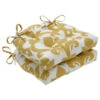 Pillow Perfect Indoor Azzure Marigold Reversible Chair Pad, Set Of 2 -Whole House Kitchenware f15149f60b8ebfdc 1499 w800 h800 b1 p0