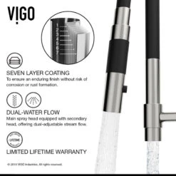 VIGO Norwood Magnetic Spray Kitchen Faucet -Whole House Kitchenware f361a8a00e988f60 2253 w800 h800 b0 p0