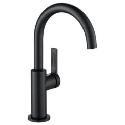 Oletto 1-Handle 1-Hole Kitchen Bar Faucet Matte Black (Model KPF-2822MB)
