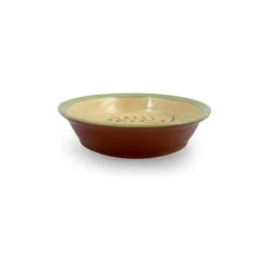 Glazed Terra Cotta Pottery Deep-Dish Pie Plate With Olive Branch Motif 8 Glazed Terra Cotta Pottery Deep-Dish Pie Plate With Olive Branch Motif -Whole House Kitchenware f6b15bcf0a6b47d0 0177 w800 h800 b1 p0
