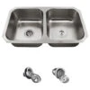 US1022 Double Bowl Stainless Steel Sink, Ensemble -Whole House Kitchenware f7e12c0d0c41166c 5042 w800 h800 b1 p0