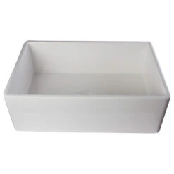 Alfi Brand White 30" Contemporary Smooth Apron Fireclay Farmhouse Kitchen Sink 18 Alfi Brand White 30" Contemporary Smooth Apron Fireclay Farmhouse Kitchen Sink -Whole House Kitchenware f8516bda005a47a2 6517 w800 h800 b1 p0