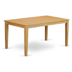 East West Furniture Capri 5-piece Traditional Wood Kitchen Table Set In Oak -Whole House Kitchenware f8c15b3101b1990b 6784 w800 h800 b1 p0