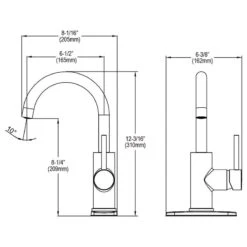 Elkay Avado 1.8 GPM 1 Hole Bar Faucet Lustrous Steel, LKAV3021LS 9 Elkay Avado 1.8 GPM 1 Hole Bar Faucet Lustrous Steel, LKAV3021LS -Whole House Kitchenware f9117b000f313ca6 8527 w800 h800 b1 p0