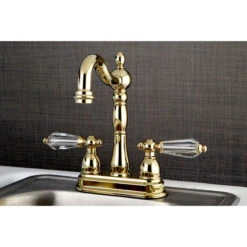 Kingston Brass KB149WLL Wilshire Centerset Bar Faucet - Satin Nickel -Whole House Kitchenware f961511d00601621 1049 w800 h800 b0 p0