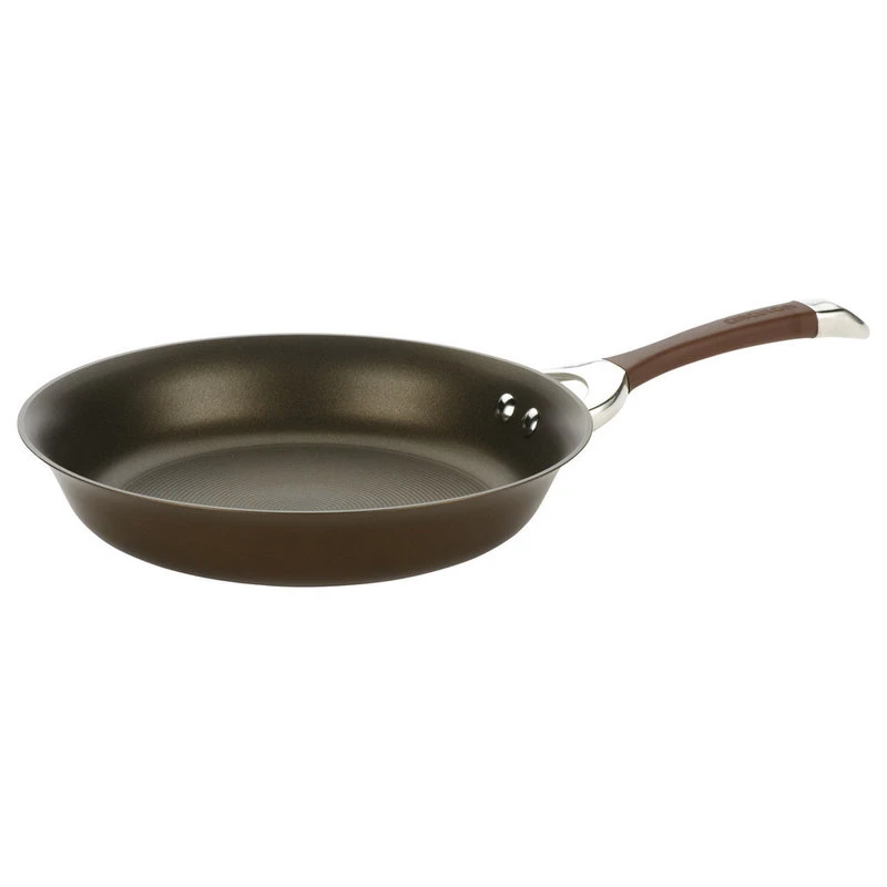 Symmetry Chocolate Hard-Anodized Nonstick 11" French Skillet 3 Symmetry Chocolate Hard-Anodized Nonstick 11" French Skillet