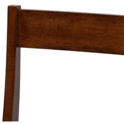 Baxton Studio Carola Cream Fabric And Dark Brown Wood 5-Piece Dining Set -Whole House Kitchenware fcf1d61103957ba4 0715 w800 h800 b1 p0