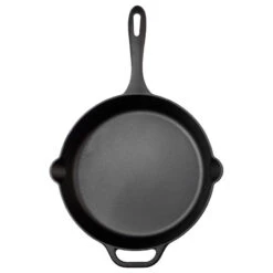 Victoria Cast Iron Skillet, Seasoned, 12"