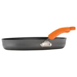 Hard-Anodized Ii Nonstick 14" Skillet, Helper Handle, Gray, Orange Handle -Whole House Kitchenware fe51c04906c35793 8218 w800 h800 b1 p0