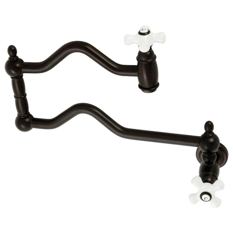 Kingston Brass KS2105PX Heritage Wall Mount Pot Filler, Oil Rubbed Bronze 3 Kingston Brass KS2105PX Heritage Wall Mount Pot Filler, Oil Rubbed Bronze