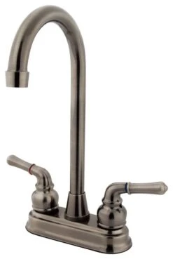 Magellan Two Handle 4" Centerset High-Arch Bar Faucet