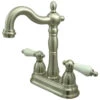 Kingston Brass 4" Centerset Bar Faucet, Brushed Nickel -Whole House Kitchenware home design 105