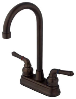 Water Saving Magellan Bar Faucet With Lever Handles, Oil Rubbed Bronze