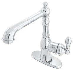 Gourmetier Single-Handle Bar Faucet, Polished Chrome