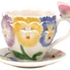 Pansy Flower Cup And Saucer -Whole House Kitchenware home design 12