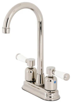 Kingston Brass KB8496DPL Paris Bar Faucet, Polished Nickel