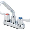 Two Handle Bar Laundry Faucet, Polished Chrome -Whole House Kitchenware home design 134