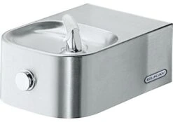 Elkay Soft Sides 1 Fountain, Non-Filtered, Non-Refrigerated, Stainless Steel