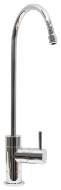 Drinking Faucet For Ro Filtration System Polished Chrome, 6" Spout Reach, 9.25"