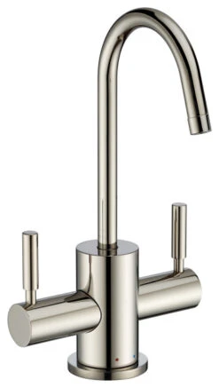 Whitehaus Kitchen Faucet With Polished Nickel Finish WHFH-HC1010-PN