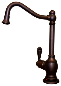 Whitehaus Point Of Use Kitchen Faucet In Mahogany Bronze Finish WHFH-H3130-MB