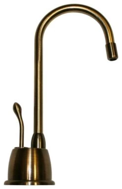 Whitehaus Collection Forever Hot Instant Hot Water Dispenser, Antique Brass, 4.13"x6.88"