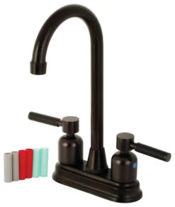 Kingston Brass KB8495DKL Kaiser Bar Faucet, Oil Rubbed Bronze