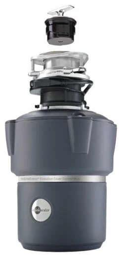 InSinkErator Evolution Cover Control Plus Garbage Disposal Batch Feed, 3/4 HP