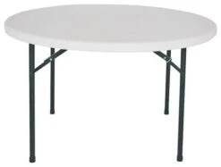 Homebasix Folding Table 48" Diameter, Round
