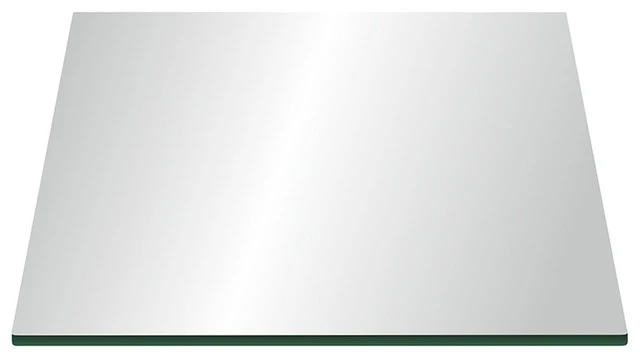 20" Tempered Square Glass Table Top, 3/8" Thickness, Flat Polish 3 20" Tempered Square Glass Table Top, 3/8" Thickness, Flat Polish