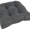 19" U-Shaped Micro Suede Tufted Dining Chair Cushion, Gray -Whole House Kitchenware home design 226