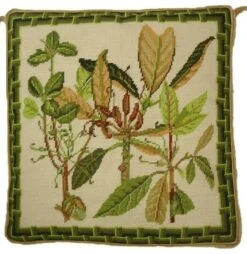Leaves Chair Pad, 18"x18"