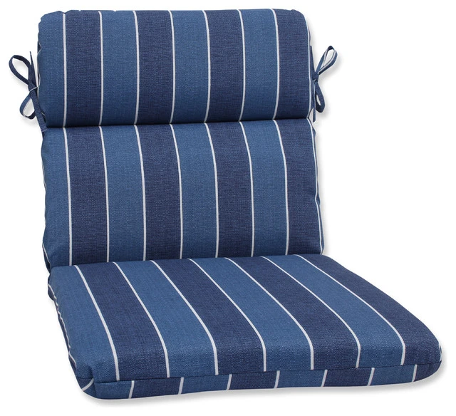 Wickenburg Rounded Corners Chair Cushion, Indigo 3 Wickenburg Rounded Corners Chair Cushion, Indigo