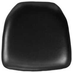 Flash Furniture Hard Black Vinyl Chiavari Chair Cushion - BH-BK-HARD-VYL-GG