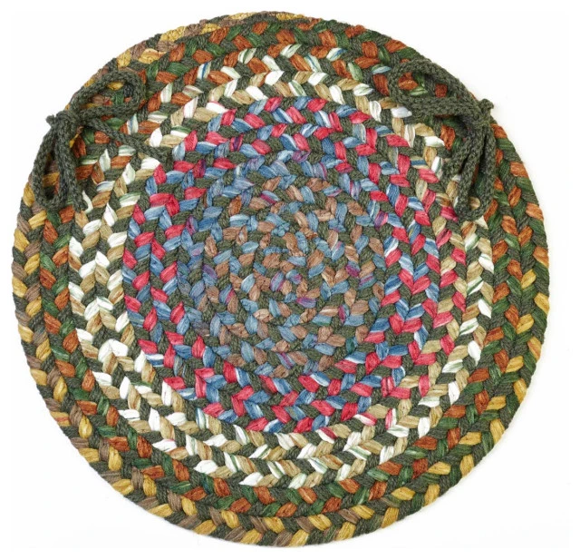 Gemstone Chair Pads Emerald 15"x15" 3 Gemstone Chair Pads Emerald 15"x15"