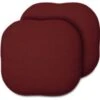 Memory Foam Chair Pads, Set Of 2, Burgundy 2 Memory Foam Chair Pads, Set Of 2, Burgundy -Whole House Kitchenware home design 243