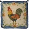 Rooster Chair Pad, Blue -Whole House Kitchenware home design 257