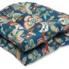 Telfair Peacock Wicker Seat Cushion, Set Of 2 -Whole House Kitchenware home design 259