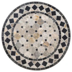 Homestyles Laguna Metal Outdoor Bistro Table In Black