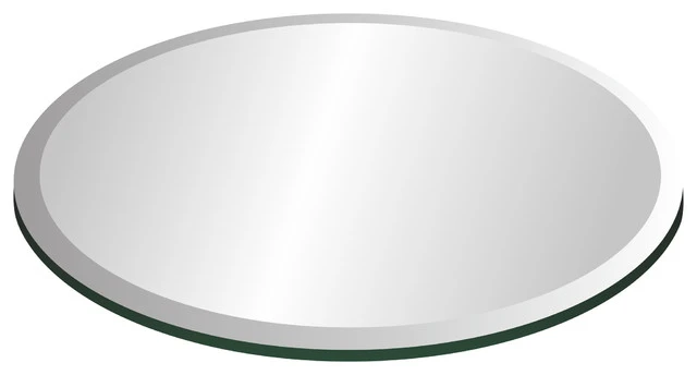 30" Tempered Round Glass Table Top, 1/2" Thickness, 1" Bevel 3 30" Tempered Round Glass Table Top, 1/2" Thickness, 1" Bevel
