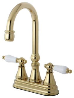Kingston Brass Bar Faucet, Polished Brass