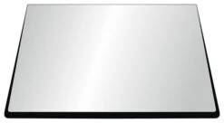 36" Tempered Square Glass Table Top, 3/8" Thickness, Pencil