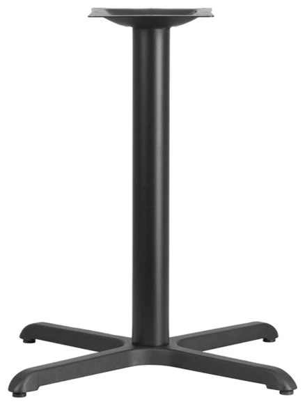 Flash 30'' X 30'' Restaurant Table X-Base With 3'' Dia. Table Height Column 3 Flash 30'' X 30'' Restaurant Table X-Base With 3'' Dia. Table Height Column