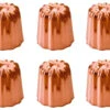 Mauviel M'Passion Copper 6-Piece Tinned Canele Mold, 2.2-Inches -Whole House Kitchenware home design 319
