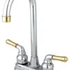 Magellan Two Handle 4" Centerset High-Arch Bar Faucet -Whole House Kitchenware home design 32