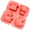 Freshware 4-Cavity Silicone Kids' Toys Mold
