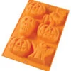 Lekue Orange Silicone 6 Cavity Halloween Candy Mold -Whole House Kitchenware home design 333